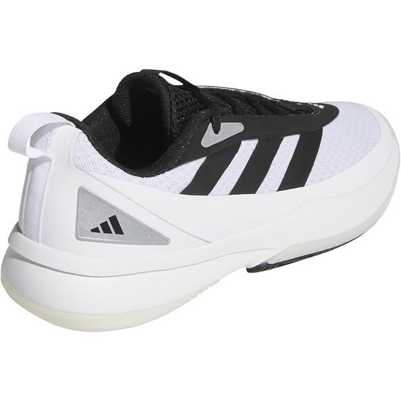 NWT  adidas Unisex Front Court Sneaker, White/Black/White, 11.5 US Men - Picture 3 of 7